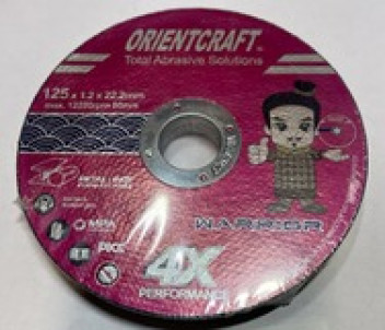 Диск отрезной ORIENT CRAFT 4Х 125*0,8*22,2мм