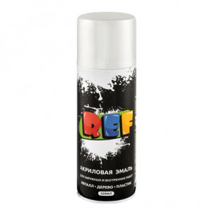 Эмаль акриловая универсальная REF серебро 0036 (520мл)