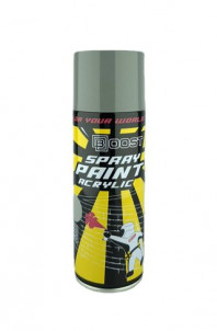 Грунтовка-спрей серая матовая BOOST 520 мл (аэрозоль).Spray primer gray matt 520ML SPR-MG48